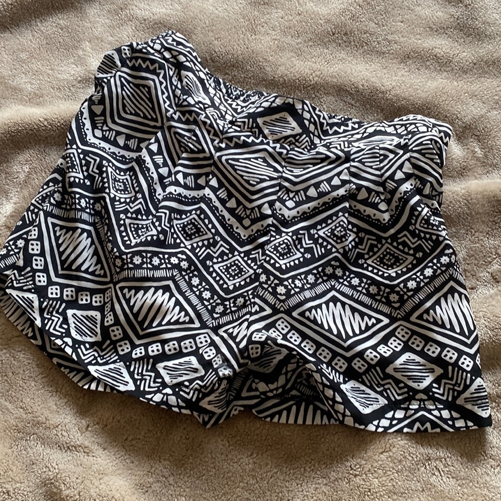 Black and White patterned shorts!